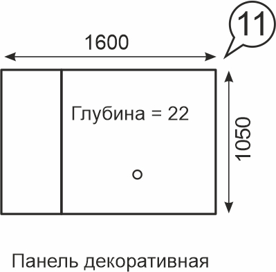 Панель декоративная №11 "Соренто"