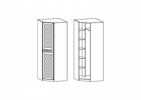 Шкаф угловой №5 Париж
